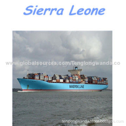 Sea Shipping Service to Freetown of Sierra Leone from Tianjin Xiamen